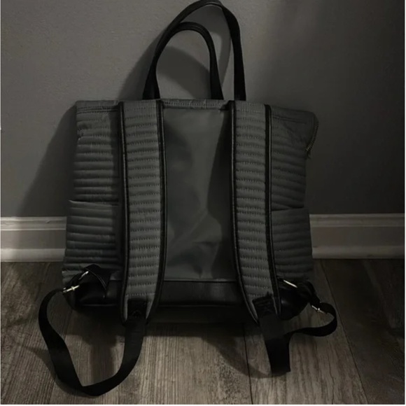 Steve Madden Nylon Quilted Backpack Travel Bag - Picture 5 of 10